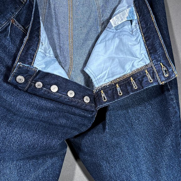 Old Navy Button Fly High Rise Slouchy Straight Secret Slim Pockets Size 18P - Picture 8 of 14